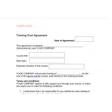 Training Agreement Form