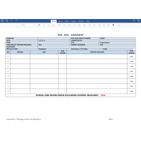 Cleaning In Plantrooms Risk Assessment in Word Format